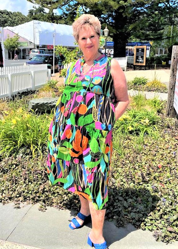 Bold Tropical Jungle Dress